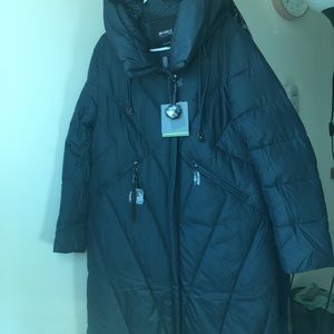 Light weight down winter coat